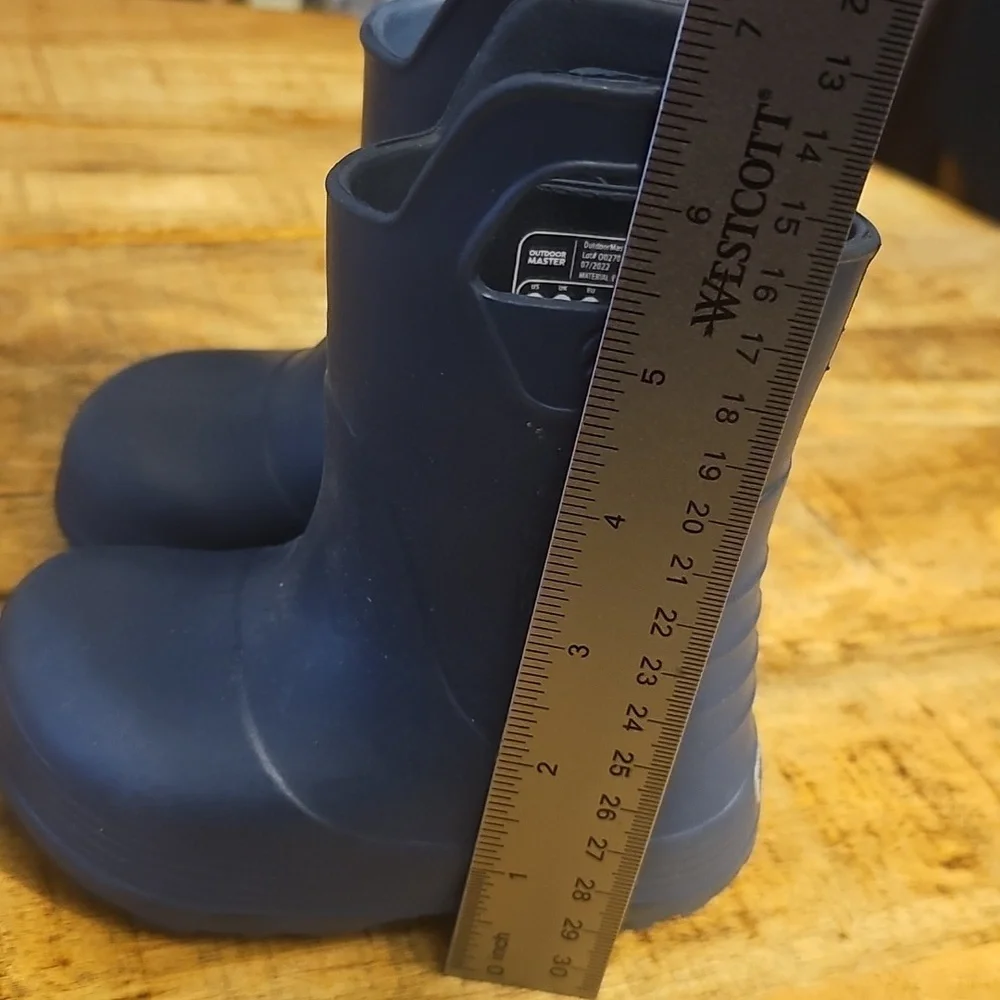 Oudoor MASTER‎ Kids Blue RAIN Boots LIGHT WEIGHT SIZE 6